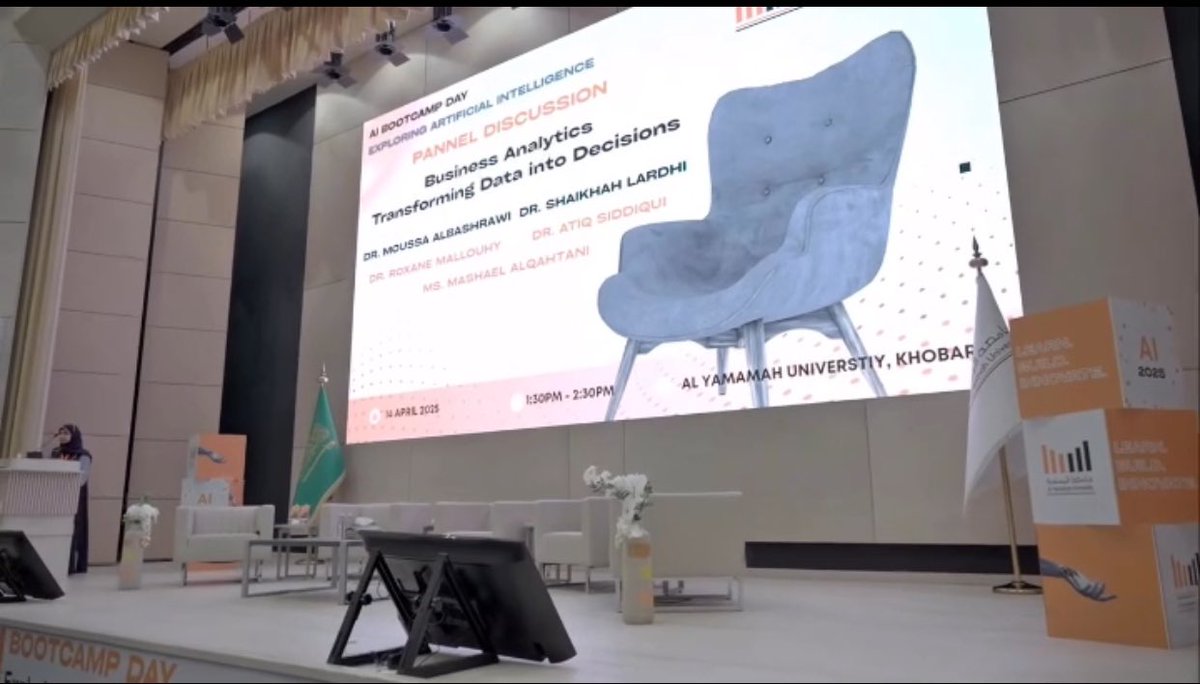 Nwg2005's tweet photo. أتقدّم بجزيل الشكر لجامعة اليمامة فرع الخبر،🧡وبشكل خاص للدكتور سعد الشهري، والدكتورة روكسان ملوحي، والأستاذة مشاعل القحطاني، على منحي فرصة المشاركة في (YU AI Bootcamp)✨وحضور هذا اللقاء القيّم، الذي كان غنيًا بالمعرفة ومليئًا بتجارب التعلم وتبادل الخبرات. @yu_khobar https://t.co/ocp5rHi1sM