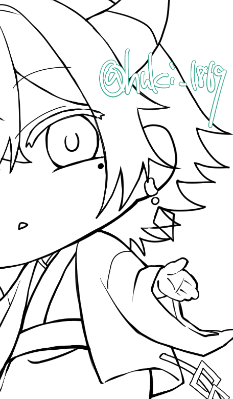 スケブ作業中!ミニキャラ久々かも・・・ 