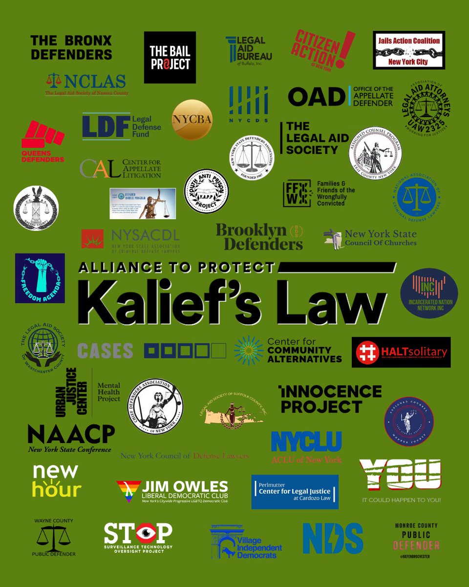 NYers have the right to see the evidence against us before starting trial or taking a plea thanks to laws enacted in 2020.

Gov. Hochul and NYC prosecutors are trying to deny us these basic protections, making our criminal legal system even less just. (1/3)