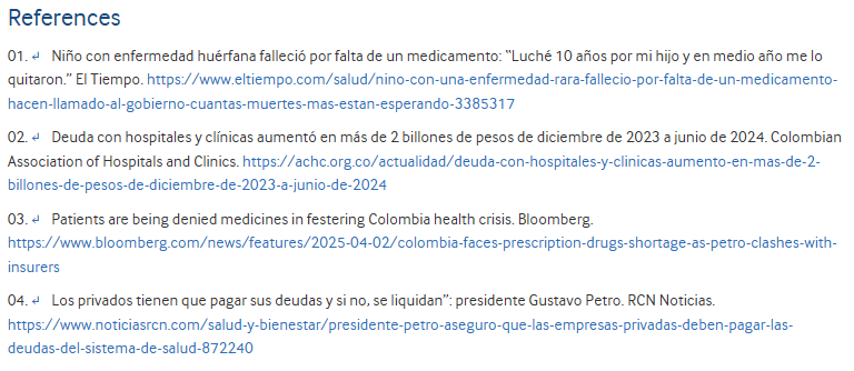 El viacrucis de los colombianos retratado por el British Medical Journal. Un sistema de salud que necesitaba ajustes pero que mayormente cumplía, destrozado por los afanes ideológicos de los responsables de estas muertes. En su conciencia, si es que tienen una,  pesarán.