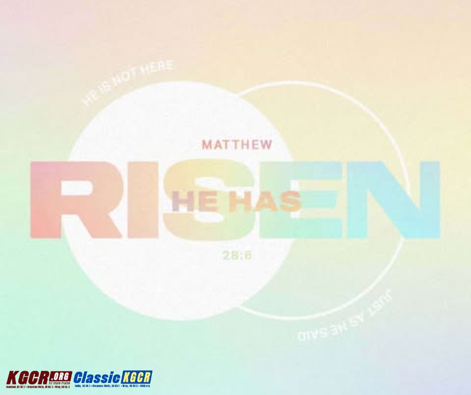 Your #GoodNewsVerse today comes from Matthew 28:5-6
"The angel said to the women, “Do not be afraid, for I know that you are looking for Jesus, who was crucified. He is not here; He has risen, just as He said. Come and see the place where He lay."