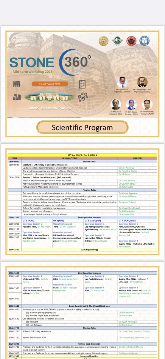 North Zone Chapter of Urological Society of India tweet media