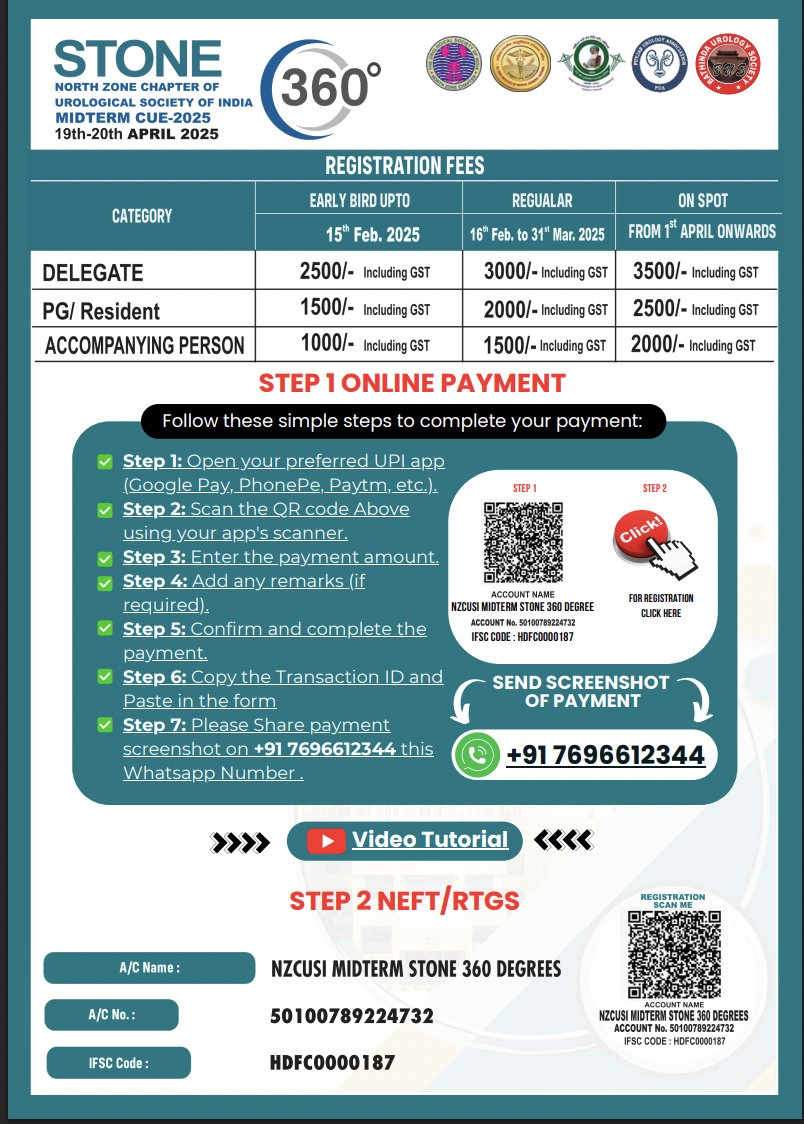 North Zone Chapter of Urological Society of India tweet media