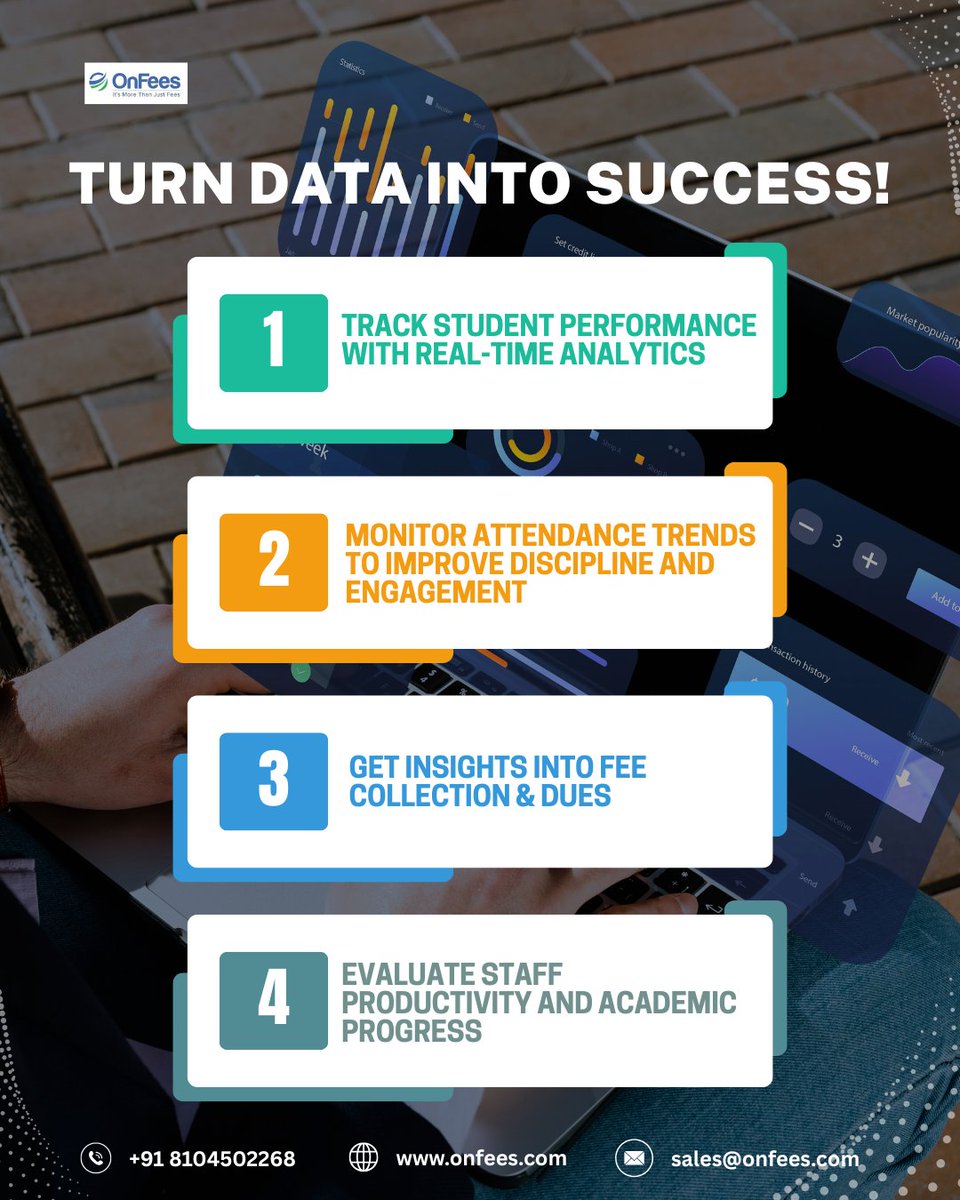 onfees's tweet photo. 📈 Turn Data Into Success! 🚀
With our intelligent ERP system, you don’t just collect data—you use it to make smarter decisions and achieve better outcomes - https://t.co/3Nz2SfA8WH

#TurnDataIntoSuccess #SmartERP  #DataDrivenDecisions #SchoolManagement #EdTech https://t.co/B5vFr9f86C