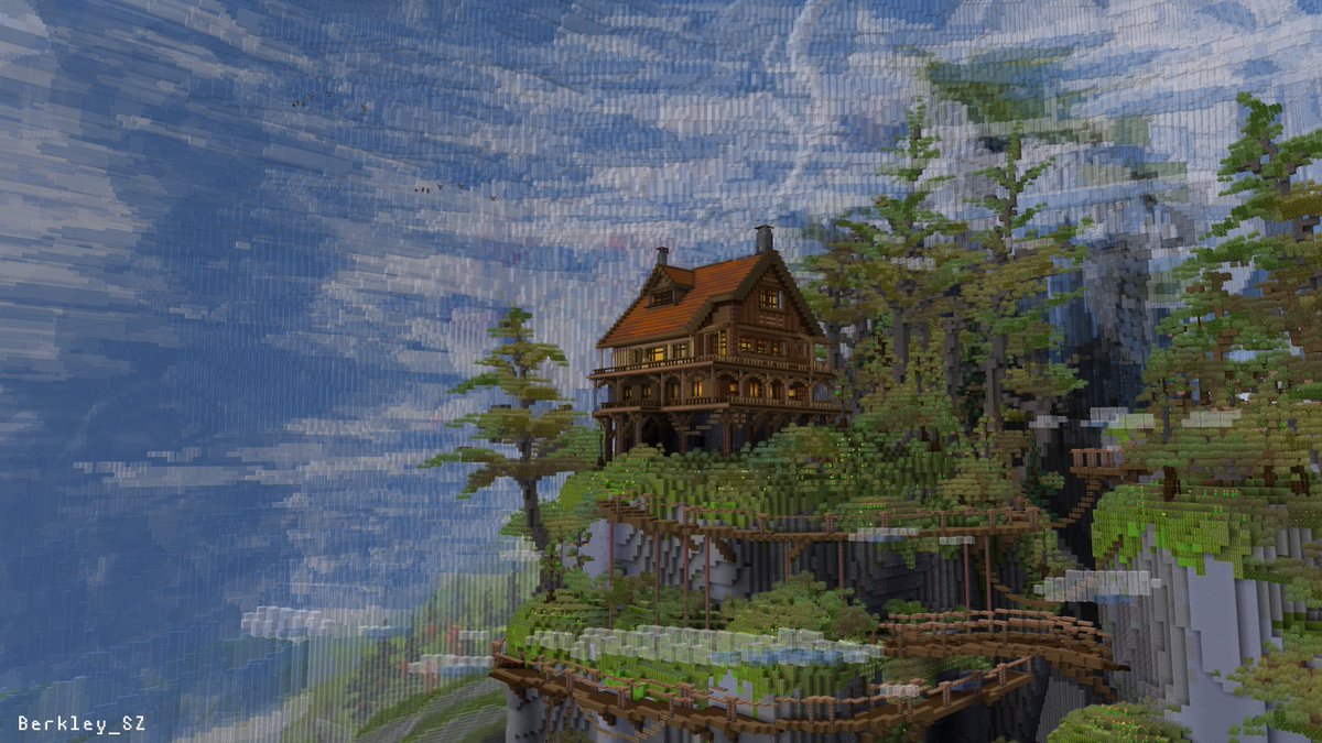 悬崖. 
cliff. 
—————————————————— 
#Minecraft #Minecraftbuilds #minecraft建築コミュ