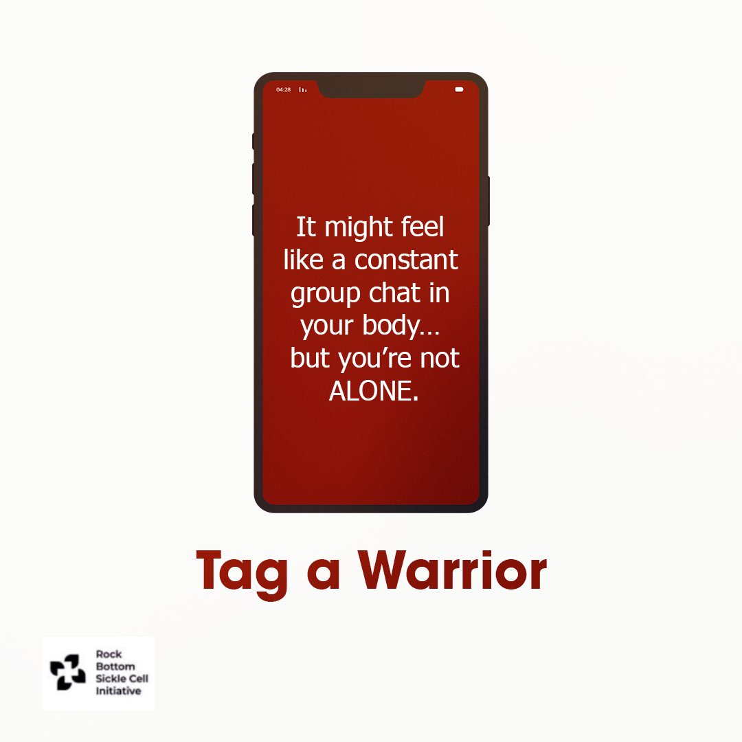 tweetrockbottom's tweet photo. Living with sickle cell can feel like a group chat you never asked to join symptoms, reminders, and constant checkins. But behind every message is a warrior showing up daily. This one’s for you.❤️
#rockbottominitiative #sicklecellwarriors #sicklecellcrises #sicklecellawareness https://t.co/YxFPUyiWfH