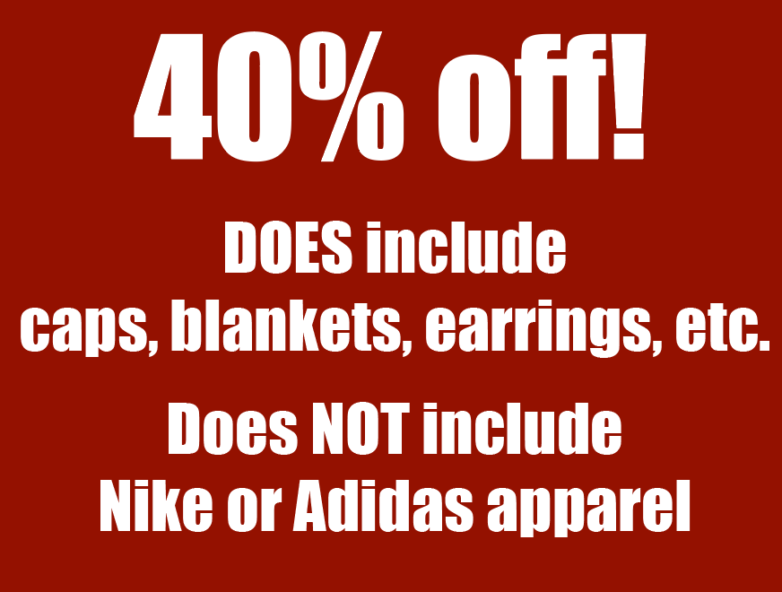 RaiderNation785's tweet photo. Need some Red Raider apparel for those Easter baskets? We've got you covered!
In-stock merch (except for Nike and Adidas) is 40% off right now, and we have a huge rack of our 50% off items!
We carry newborn sizes all the way up to adult 4XL! 
Open today until 5 and Saturday 9-12 https://t.co/xLZJ6bq9Wd