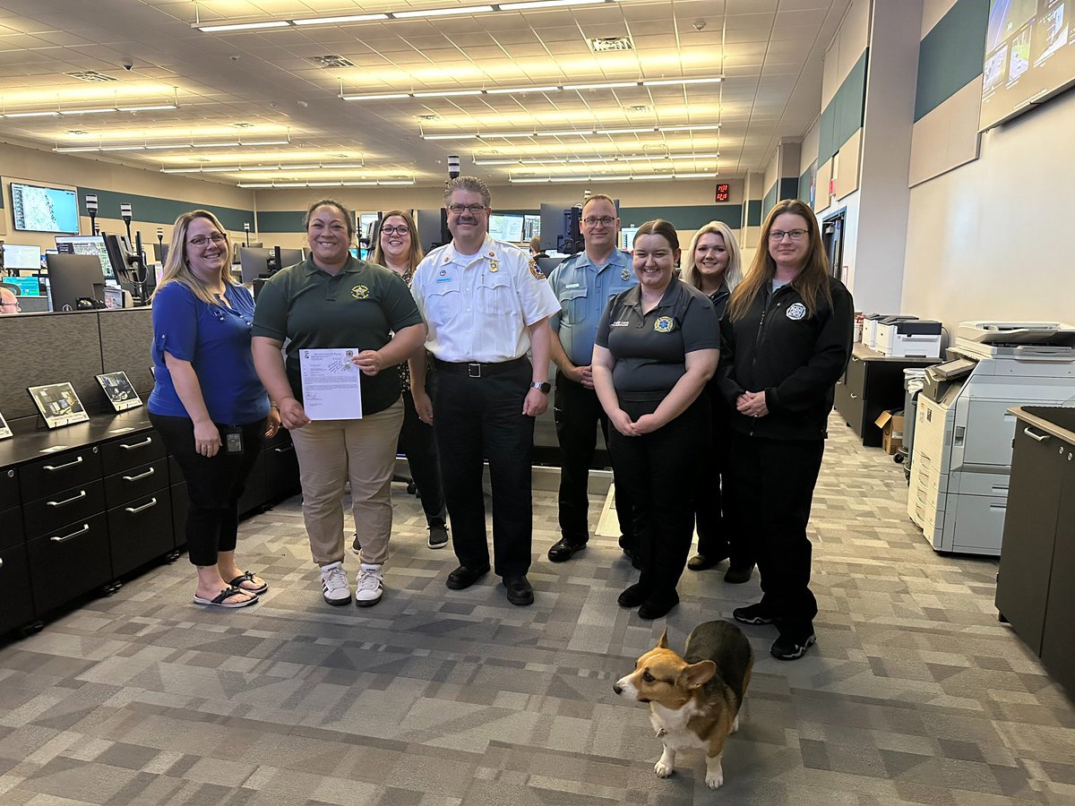 A great way to end the week by thanking Emergency Vehicle Dispatch, Tranae. EVD Tranae provided instructions during the delivery of a baby until EMS arrived at the residence. Thank you for a job well done &amp; keep up the great work!!! #BCFRProud #ItsAGirl #EVDSRock
#ItTakesAVillage