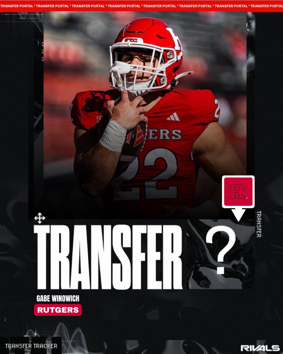 Rutgers Scarlet Knights | The Knight Report (@rutgersrivals) on Twitter photo Rutgers Football RB Gabriel Winowich (<a href="/GabeWinowich/">Gabriel Winowich</a>) has entered the Transfer Portal.
He’s a Michigan native who redshirted last season and has four years remaining.
👉 tinyurl.com/WinowichPortal Rutgers Football RB Gabriel Winowich (<a href="/GabeWinowich/">Gabriel Winowich</a>) has entered the Transfer Portal.
He’s a Michigan native who redshirted last season and has four years remaining.
👉 tinyurl.com/WinowichPortal