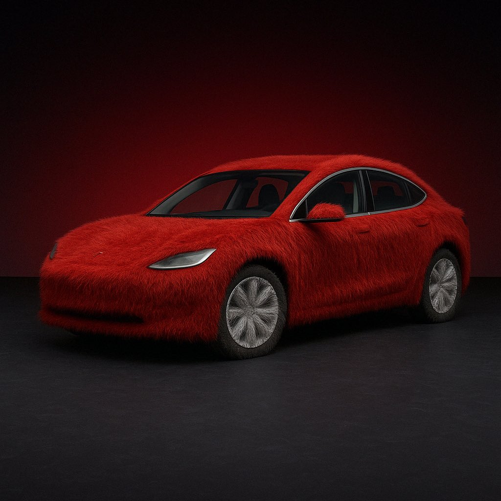Phill_Young's tweet photo. ChatGPT Image Generator - A Furry Tesla https://t.co/grJNXxVMHT