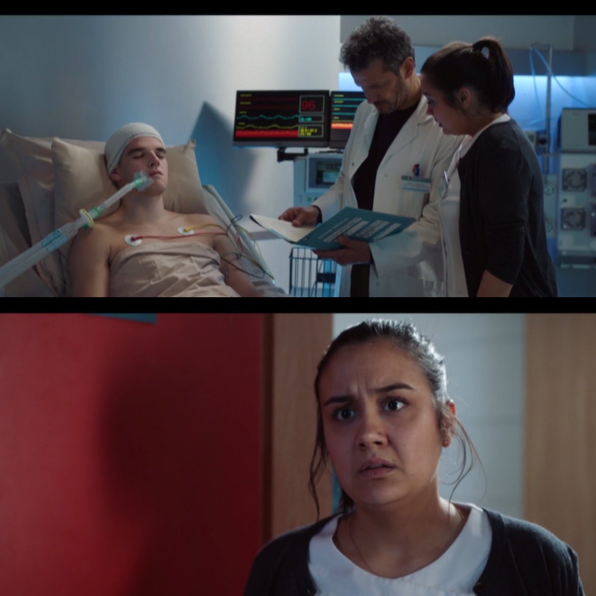 Gabriel est bouillant, il a de la fièvre, William est certain, il y a une épidémie contagieuse et il faut prévenir Marianne qu’ils n’ont aucune idée de ce que ça peut être, Noor doit lancer l’alerte immédiatement.