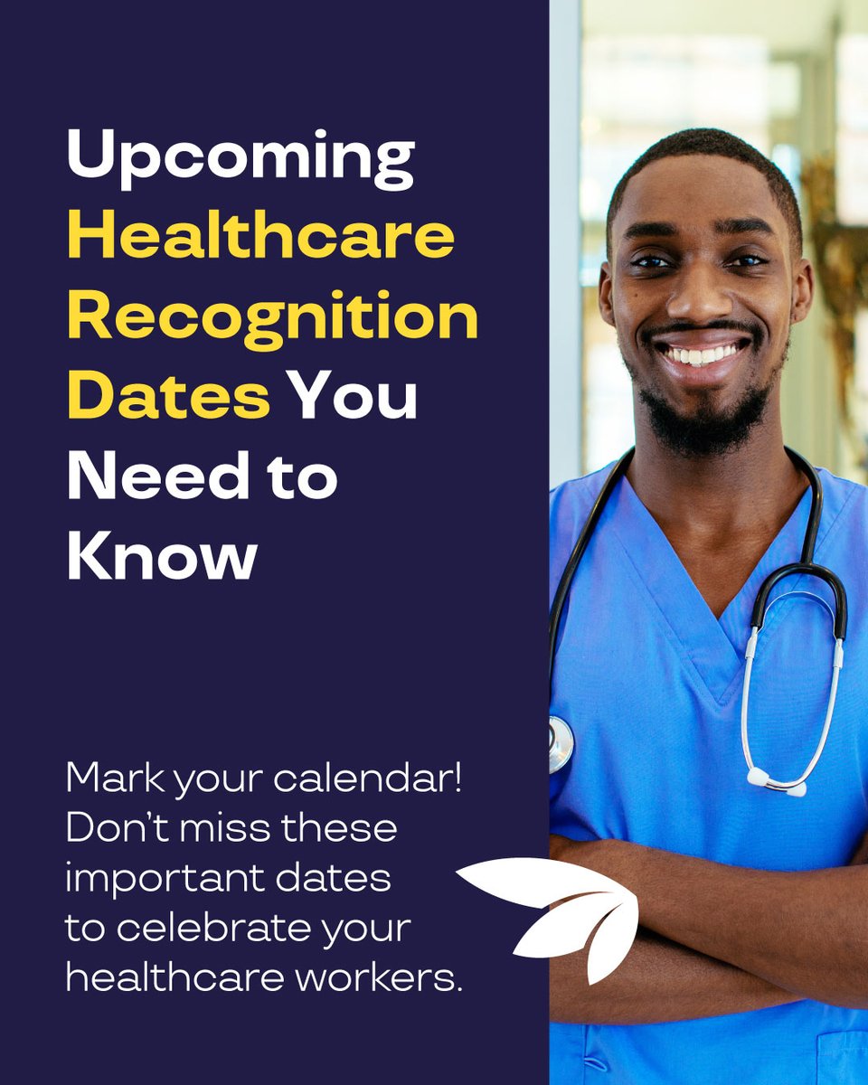 InspirusRewards's tweet photo. May is packed with chances to celebrate your healthcare heroes. Are you ready?

🩺 Nurses Week – May 6–12
🏥 Hospital Week – May 11-17
🏡 Skilled Nursing Care Week – May 11–17
🚑 EMS Week – May 18–24

Get 6 simple ideas to celebrate your care team: 
https://t.co/zlafvLHW1y https://t.co/Os0kbkhIhZ