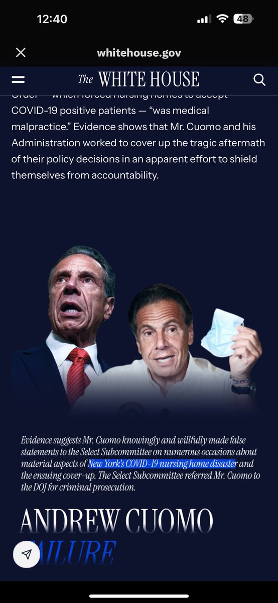 IanCarrollShow's tweet photo. They single out Cuomo, EcoHealth Alliance and others…

This is wild. I did not see this coming. Let’s go 🇺🇸 https://t.co/lSuKS9BNuE