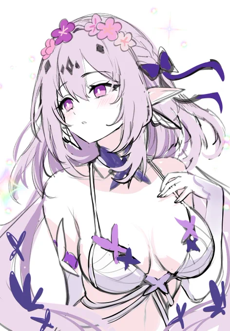 wip Castorice sketch #崩壊スタ一レイル #Castorice #HonkaiStarRail 