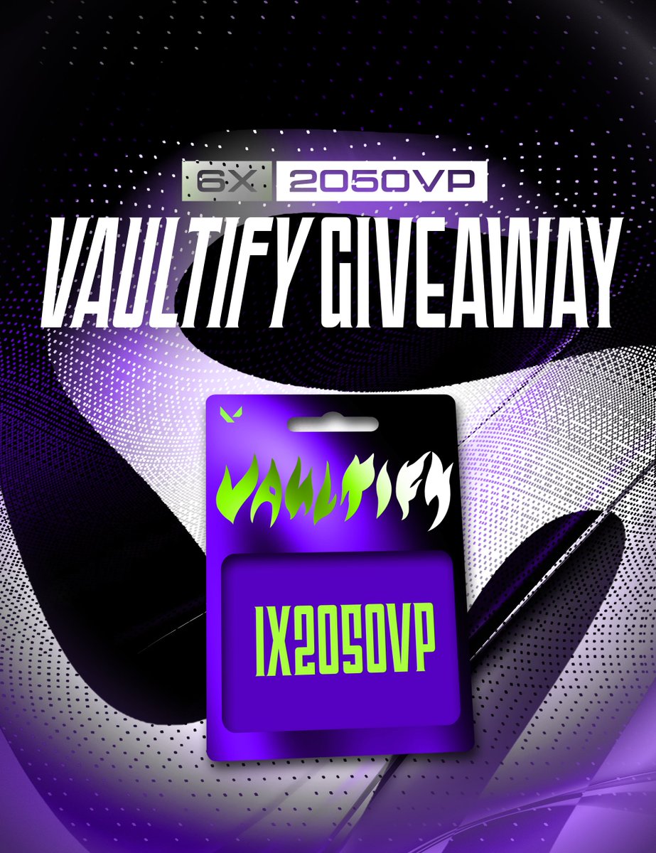 🥳 1x2050VP Çekilişi 🥳

Gece mağazanızın güzel geldiğini duyduk. Bunun şerefine VALORANT takımımızdan toplam 6 adet 2050VP toplama fırsatınız olacak!🤩

✨Bizi takip et!
✨Gönderiyi beğen ve yeniden paylaş!

🥂28 Nisan 2025 tarihinde bitiyor. Bol şans!