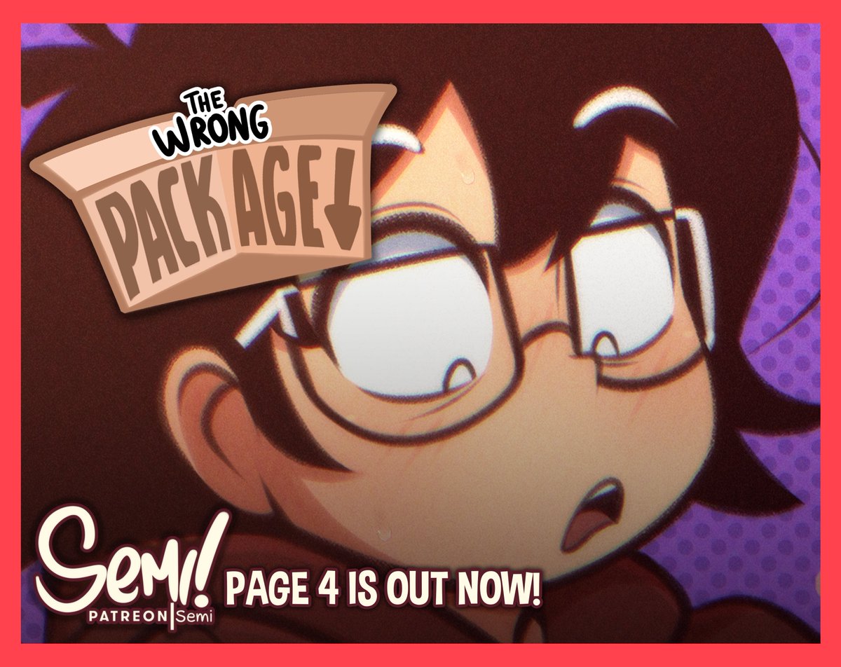 DrawzSemi's tweet photo. The page 4 of the comic "The Wrong Package" is already out!!! 🔥
👉You can see it on my paysites! [Links in Bio] https://t.co/ChpNFCXNN2
