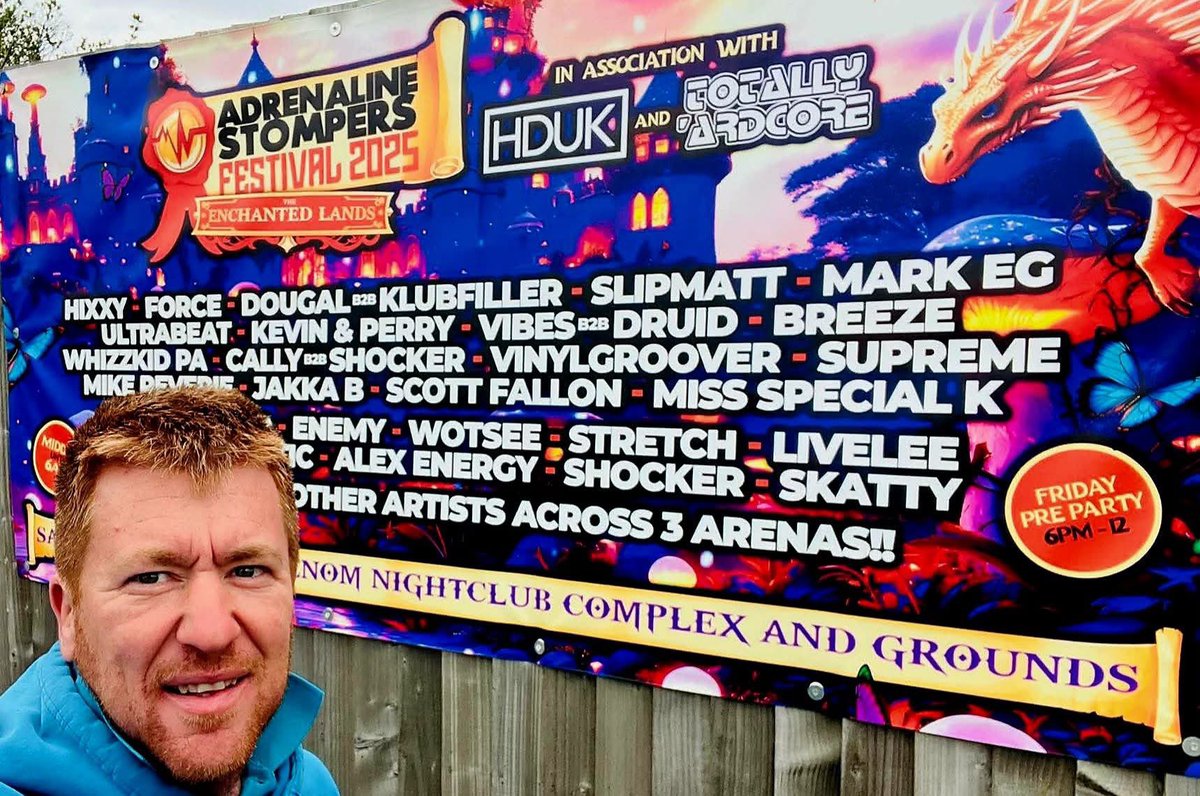 Have you spotted an Adrenaline Stompers Festival banner yet? 🍄