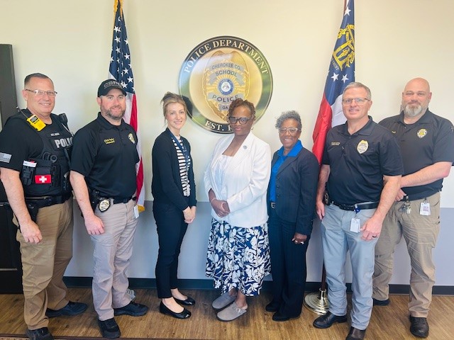ccspdga's tweet image. We had the pleasure of meeting with Fulton County School Districts Safety and Security Department. They came and shared how they run their Campus Security Associate program with us. They have a great program and left us with a lot of wonderful information.