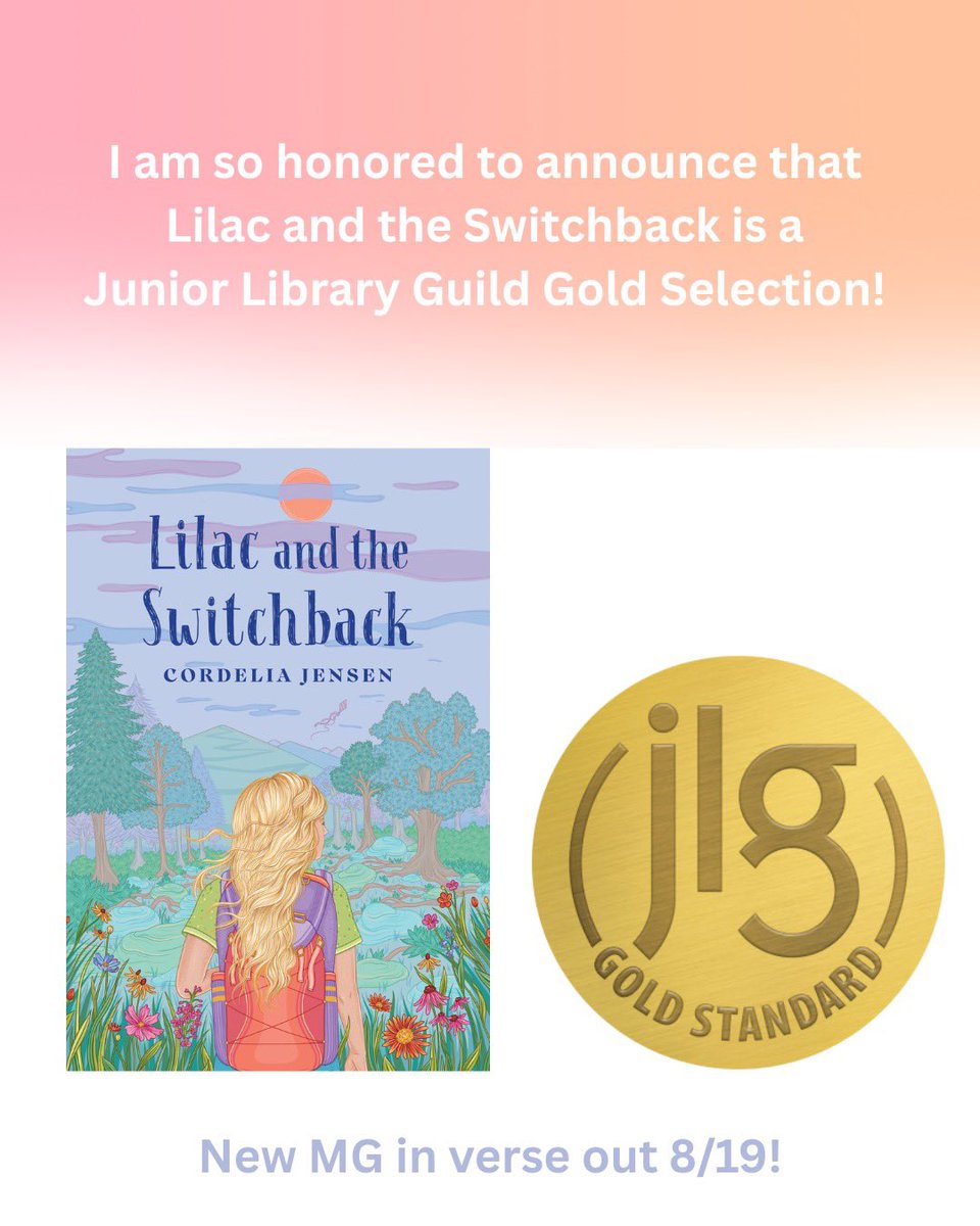 Cordelia Jensen (@cordeliajensen) on Twitter photo So excited to announce that Lilac and the Switchback is a JLG Gold Standard Selection! <a href="/JrLibraryGuild/">Junior Library Guild</a> <a href="/HolidayHouseBks/">Holiday House Publishing, Inc.</a> #JLG #middlegrade #versenovels So excited to announce that Lilac and the Switchback is a JLG Gold Standard Selection! <a href="/JrLibraryGuild/">Junior Library Guild</a> <a href="/HolidayHouseBks/">Holiday House Publishing, Inc.</a> #JLG #middlegrade #versenovels