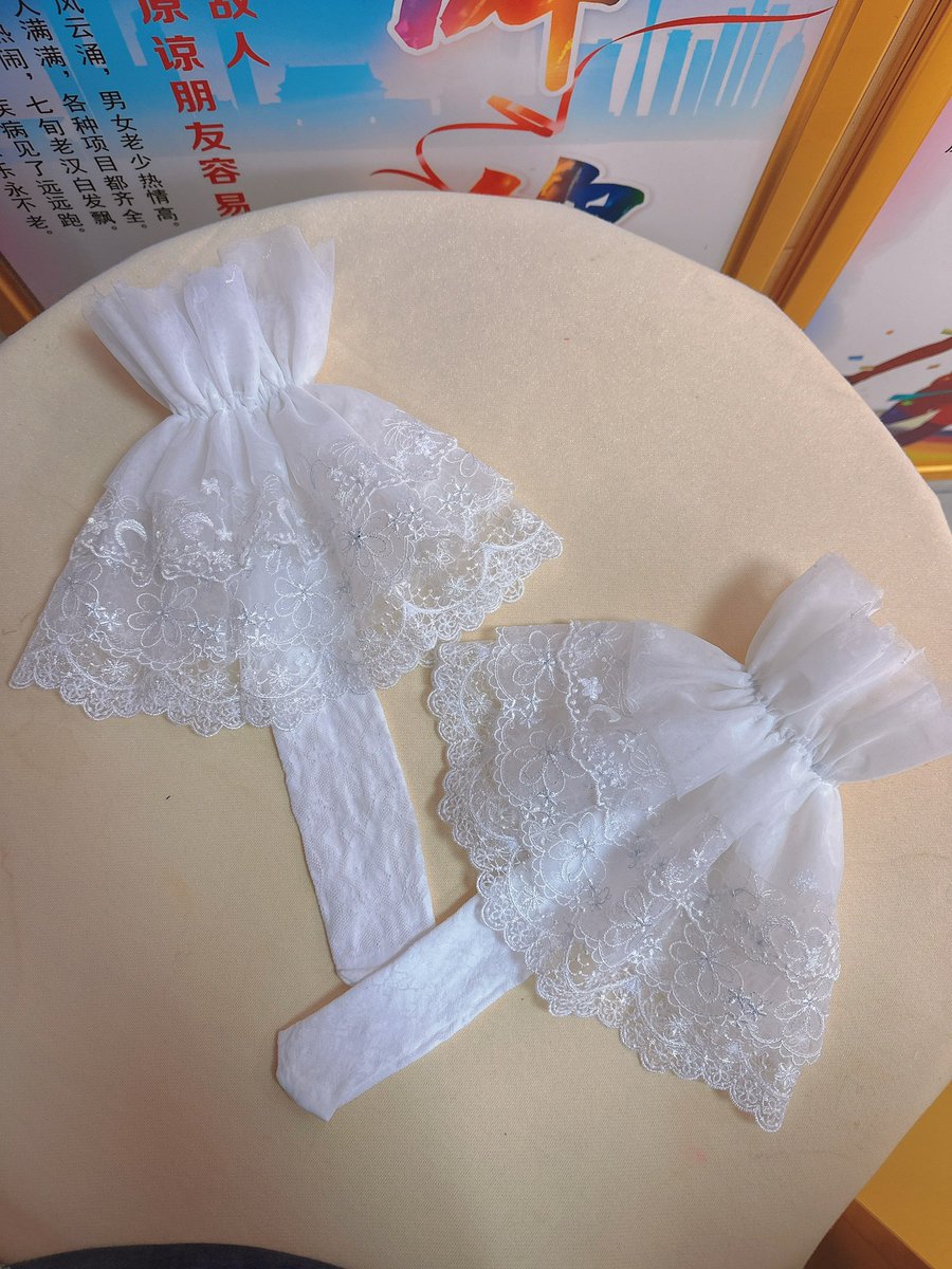 好漂亮的花边袜