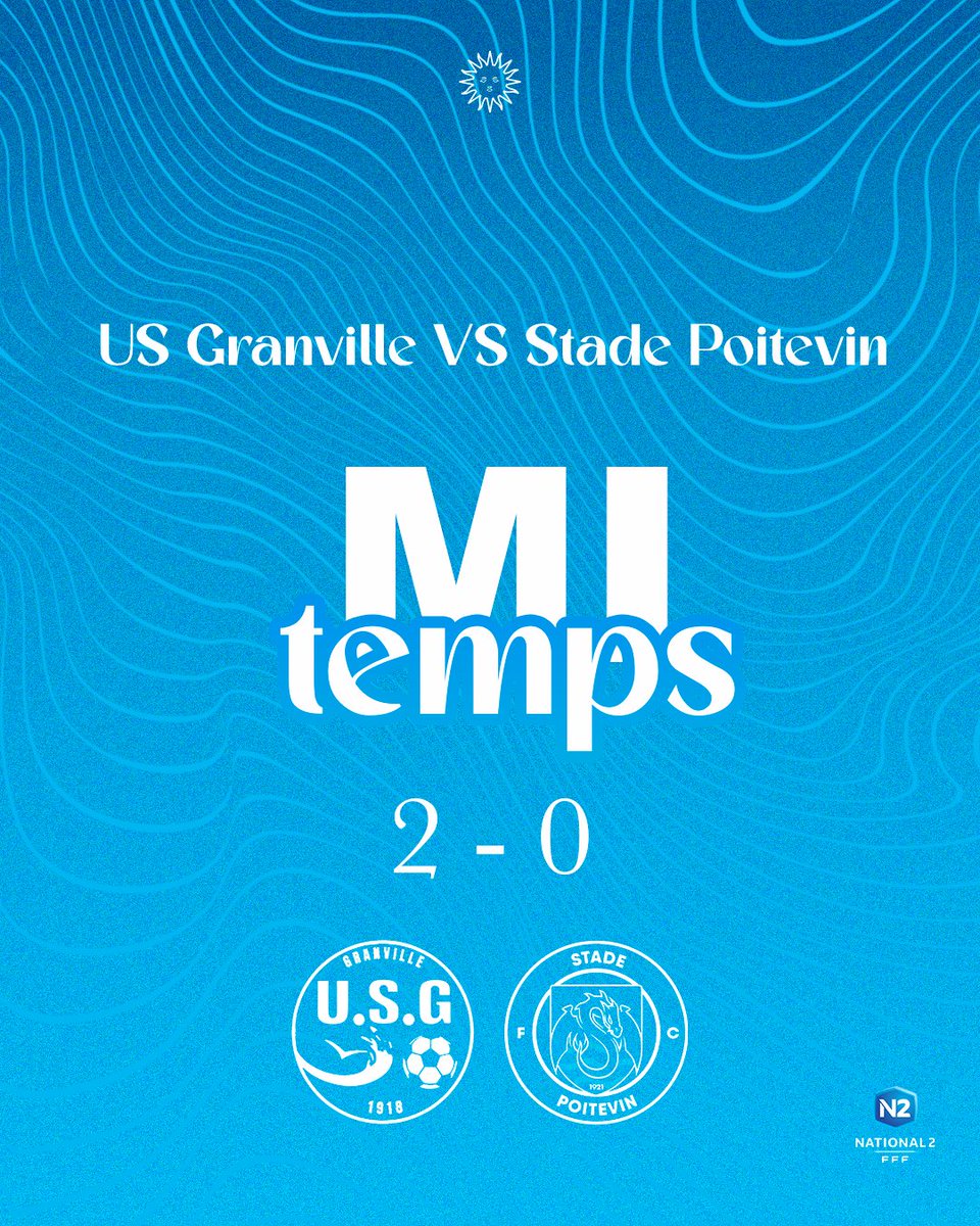 US_Granville's tweet photo. ⏱ 45'+3 | C’est la pause à Louis Dior !
L’USG rentre aux vestiaires avec deux buts d’avance grâce à Félix et Sofiane 💥
Une première mi-temps maîtrisée, maintenant faut tenir et finir le boulot !
2️⃣-0️⃣ #USGSPFC https://t.co/39XUjTT211