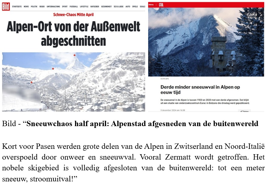 LowikRonald's tweet photo. Binnenkort zou er in de #Alpen geen wintersport meer mogelijk zijn. Op een eeuw tijd viel naar verluidt een derde minder sneeuw. Nou, dat tekort wordt nu ff weggewerkt! 🤡

#klimaathysterie #Zermat #Zwitserland #Italië @fvd_nieuws

https://t.co/ANx3XzmiNo

https://t.co/GMMZrfPite https://t.co/BSu4AjM1fE