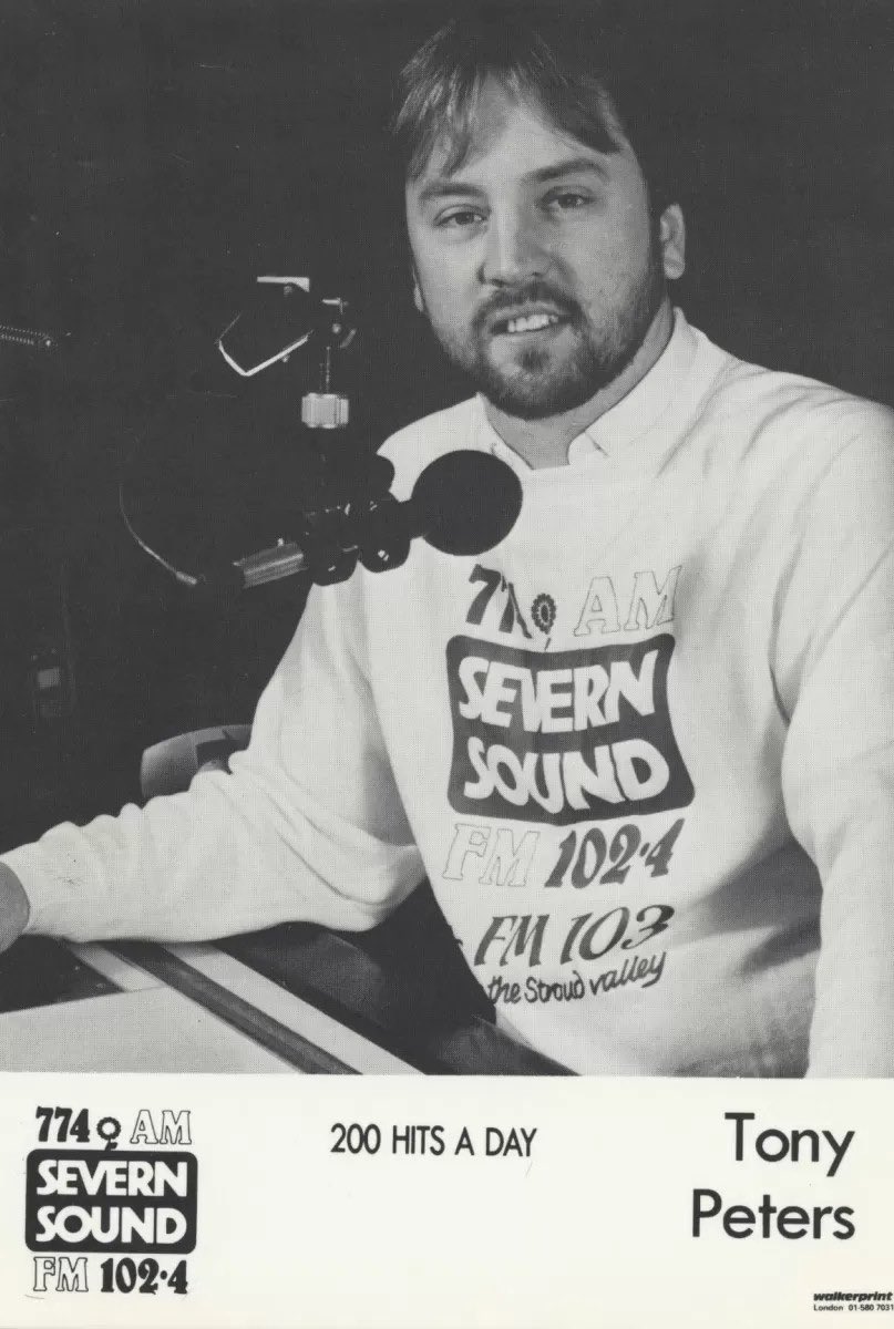 RadioMerch's tweet photo. The UK Radio Merchandise Archive: Severn Sound Photocard 1988 - Tony Peters | 1980s Severn Sound Photocards. (Added by Professor1036) #radiomerch #PhotocardFriday https://t.co/bxbgzXTA6q