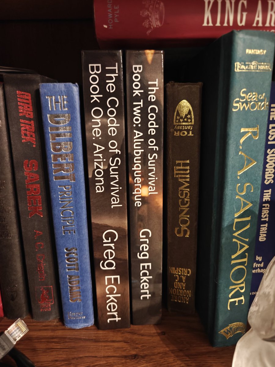 GEckertLitRPG's tweet photo. The Code of Survival books one and two now available on Amazon! #litrpg #litrpgfantasy #booktok #booktokfantasy #FantasyBooks 

https://t.co/CzGTHz6i41 https://t.co/bj6Oz8O2DX