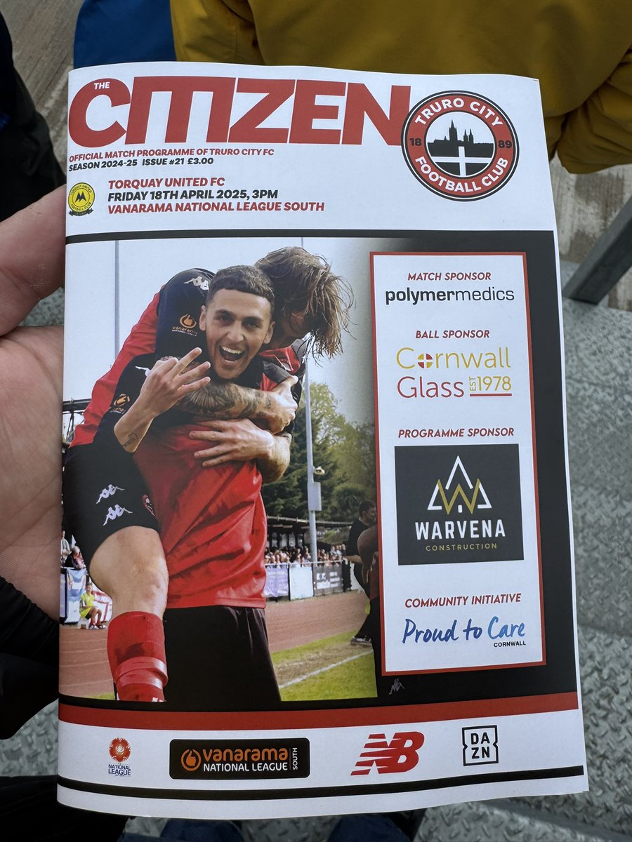 Torquay groundhopper (@torquayhopper12) on Twitter photo The moment when groundhopping and club loyalties collide
<a href="/TCFC_Official/">Truro (C)ity FC</a> 0-1 <a href="/TUFC1899/">Torquay United FC</a>
Absolutely soaked but a huge 3 points that, 2 crucial games left
<a href="/swpleague/">WALTER C. PARSON PENINSULA LEAGUE</a> West and <a href="/TheVanaramaNL/">The National League</a> South complete ✅
#tufc #groundhopping The moment when groundhopping and club loyalties collide
<a href="/TCFC_Official/">Truro (C)ity FC</a> 0-1 <a href="/TUFC1899/">Torquay United FC</a>
Absolutely soaked but a huge 3 points that, 2 crucial games left
<a href="/swpleague/">WALTER C. PARSON PENINSULA LEAGUE</a> West and <a href="/TheVanaramaNL/">The National League</a> South complete ✅
#tufc #groundhopping