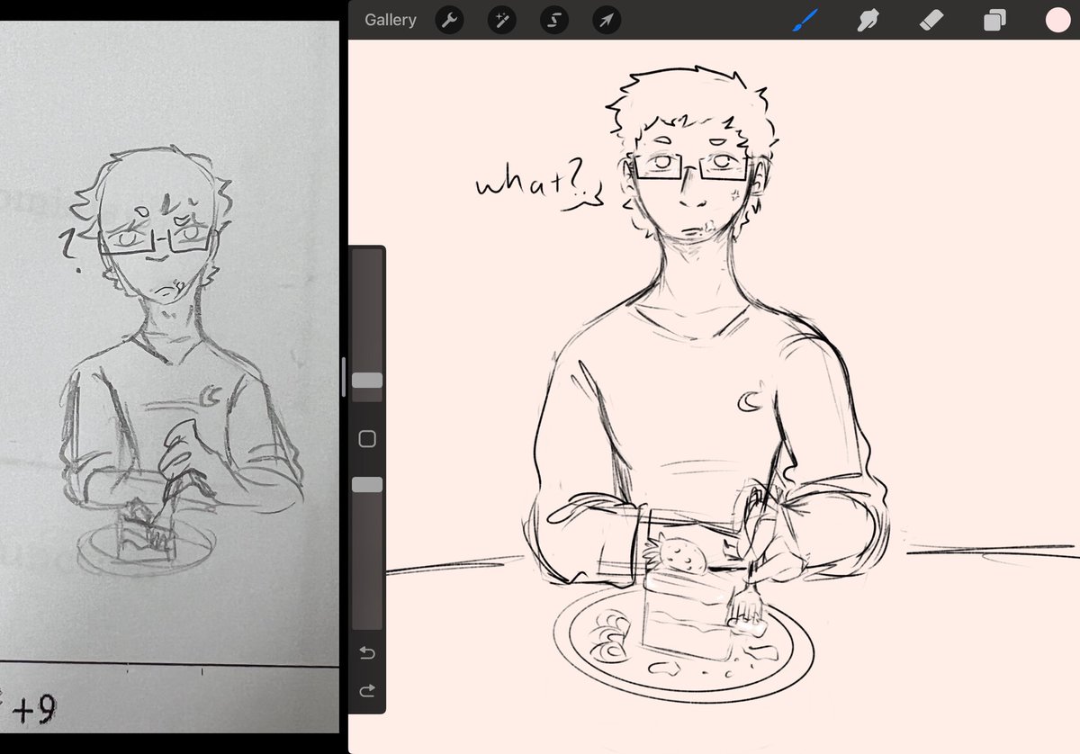 royal__mutt's tweet photo. What a cutie patootie🍰 also Holy crap I can’t believe I’m fuckin 20 now
#redraw #sketch #tsukki https://t.co/vLjG74mDiL