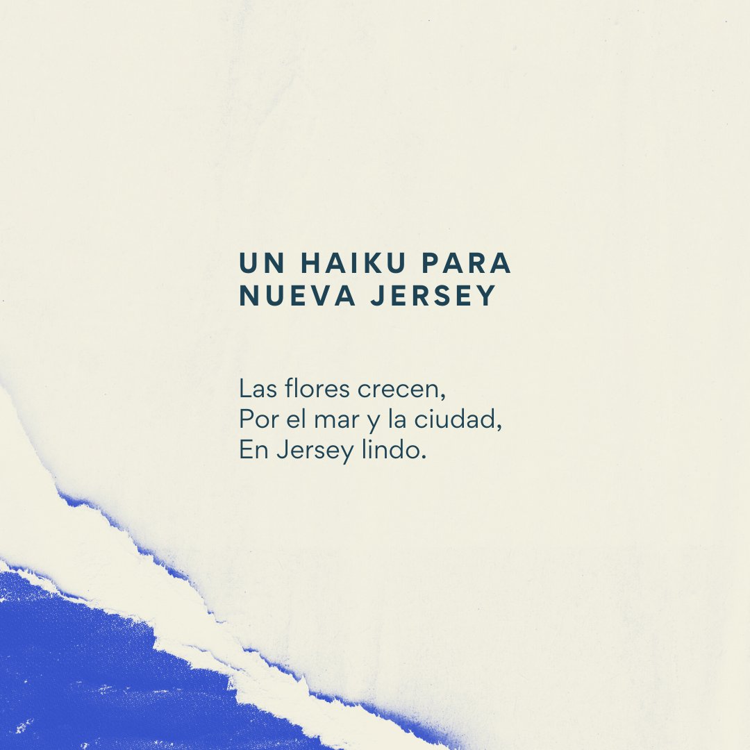 NJAsambleaDem's tweet photo. Hoy es el Día Nacional de la Poesía Haiku, así que aquí está nuestro homenaje al gran Estado Jardín: https://t.co/xyPKvccBdv