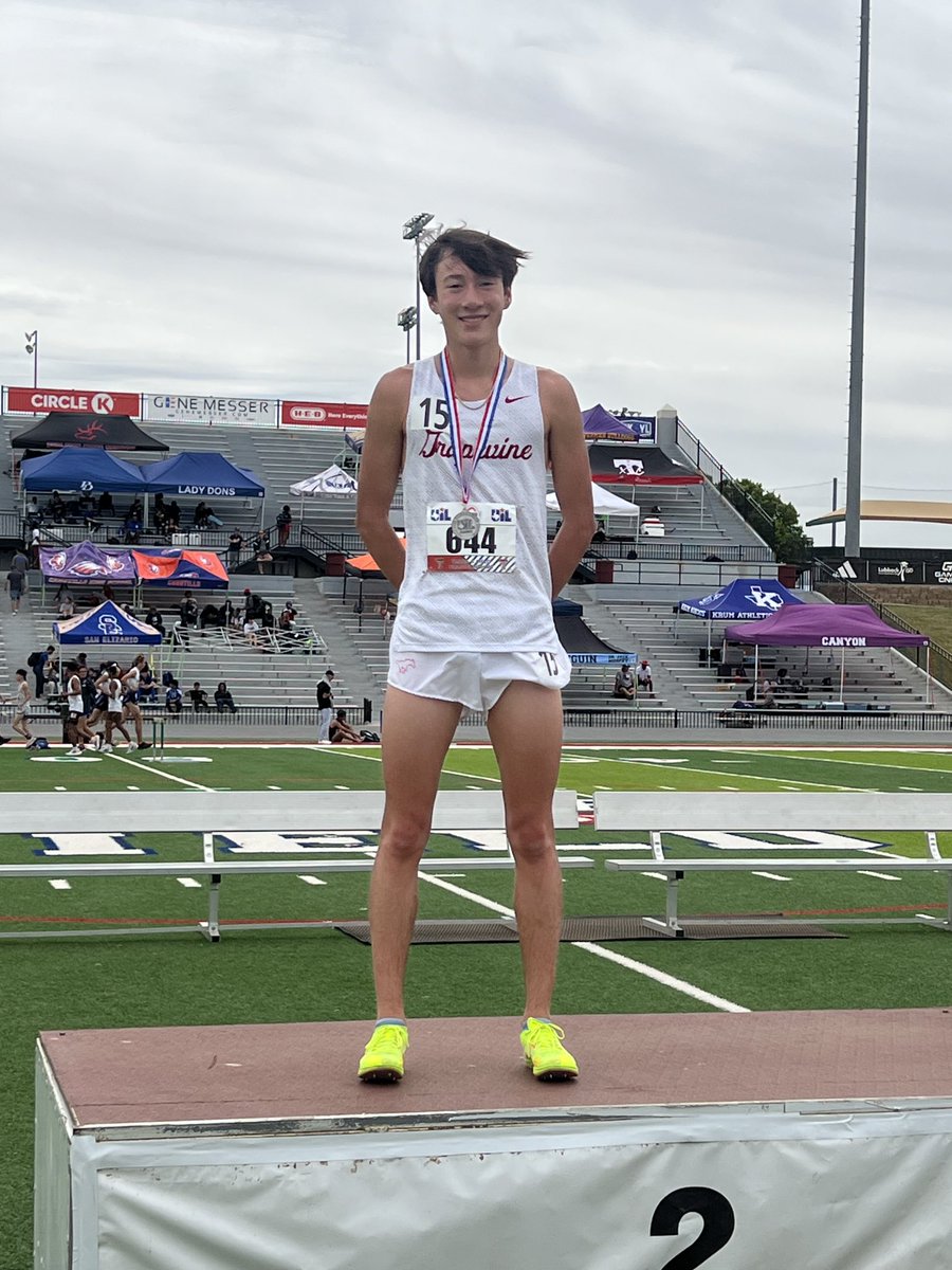 Rick Miller (@rmiller6111) on Twitter photo Andrew DeYoung placed 2nd in the Regional 3200 meter race in Lubbock to qualify for the UIL STATE Track & Field Championship Meet! 🥈<a href="/GrapevineXC/">Grapevine High School Cross Country</a> Andrew DeYoung placed 2nd in the Regional 3200 meter race in Lubbock to qualify for the UIL STATE Track & Field Championship Meet! 🥈<a href="/GrapevineXC/">Grapevine High School Cross Country</a>