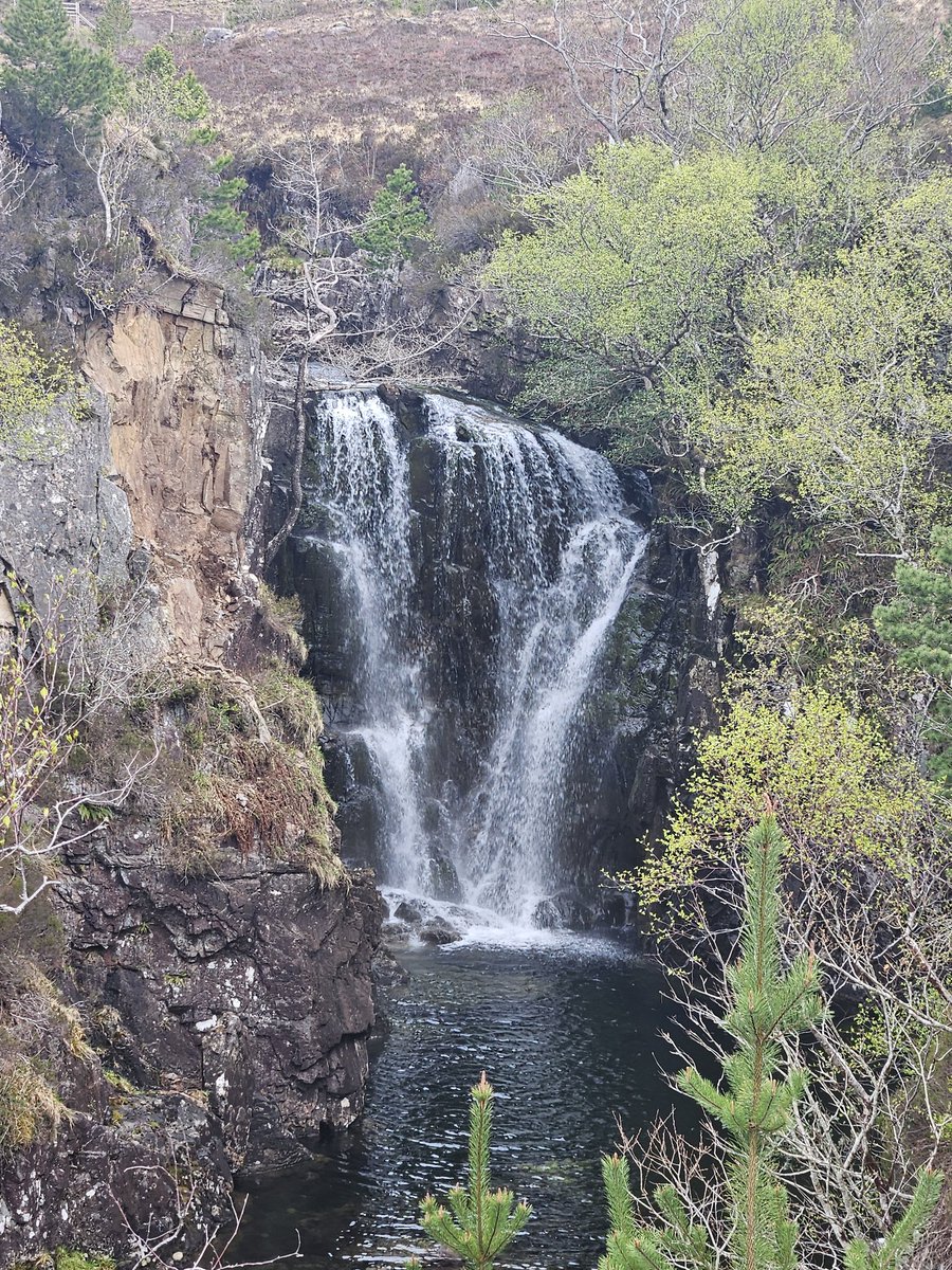 Folach falls inverie we have had the best weather in the Highlands this week 🙌