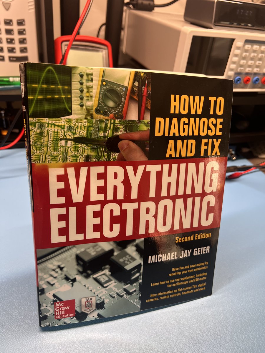 Practical book on electronics repair for beginners (it actually helped me in troubleshooting a few devices)
Third edition was published a few months ago, with new chapters.