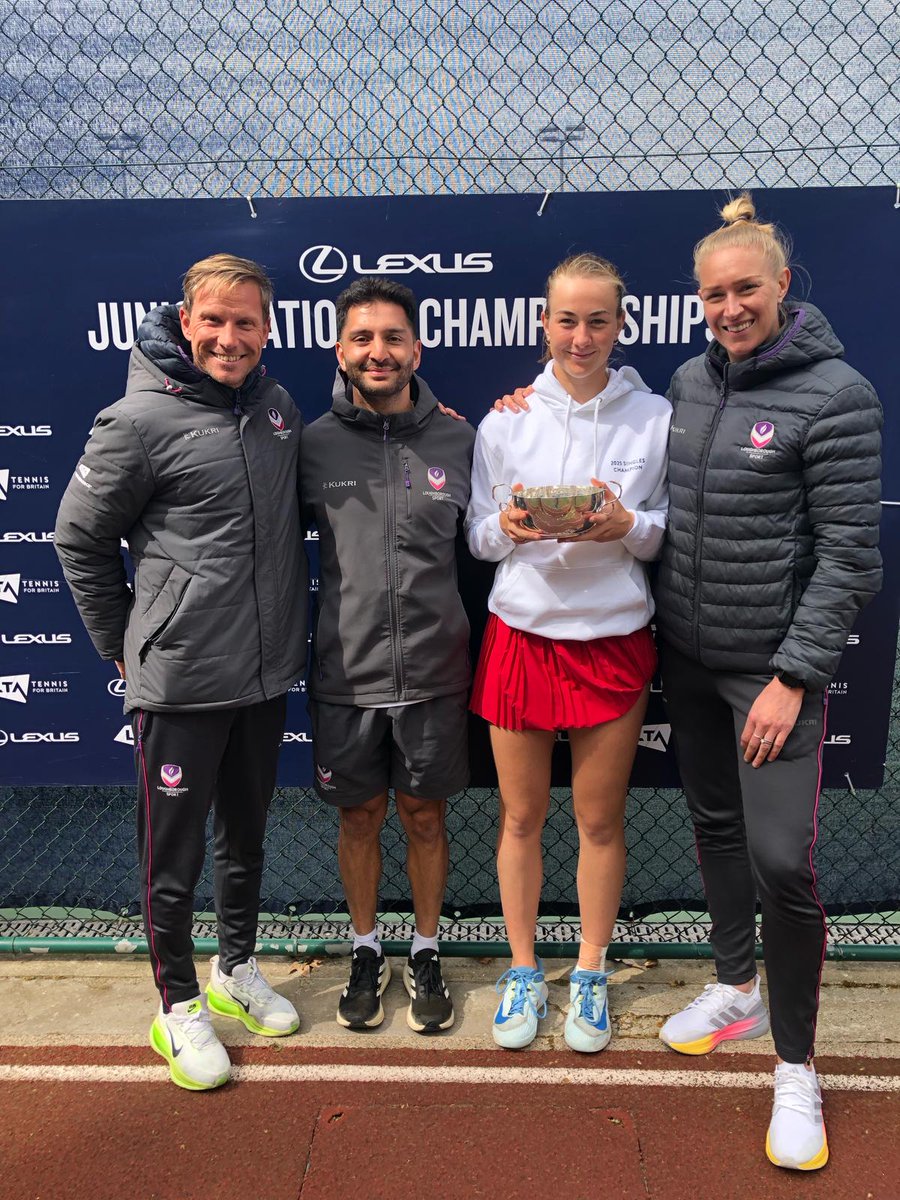Congratulations to Mika (Y11) on her national singles victory and to Hollie (Y11) &amp; her partner on their doubles victory. These wins guarantee them both a place in Wimbledon - just need to do GCSE exams first! #iAmherst #LUNTA 🎾🎾🏆🏆