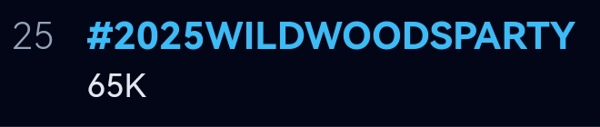 TRENDING | X 250418 📈

Thailand trends

5.#JOHNNYBEinPATTAYA (34k)
25.#2025WILDWOODSPARTY (65k)
#JOHNNYBE
<a href="/HATCHERY_TH/">HATCHERY</a>

thank you for supporting JOHNNY BE through this amazing journey ❤️