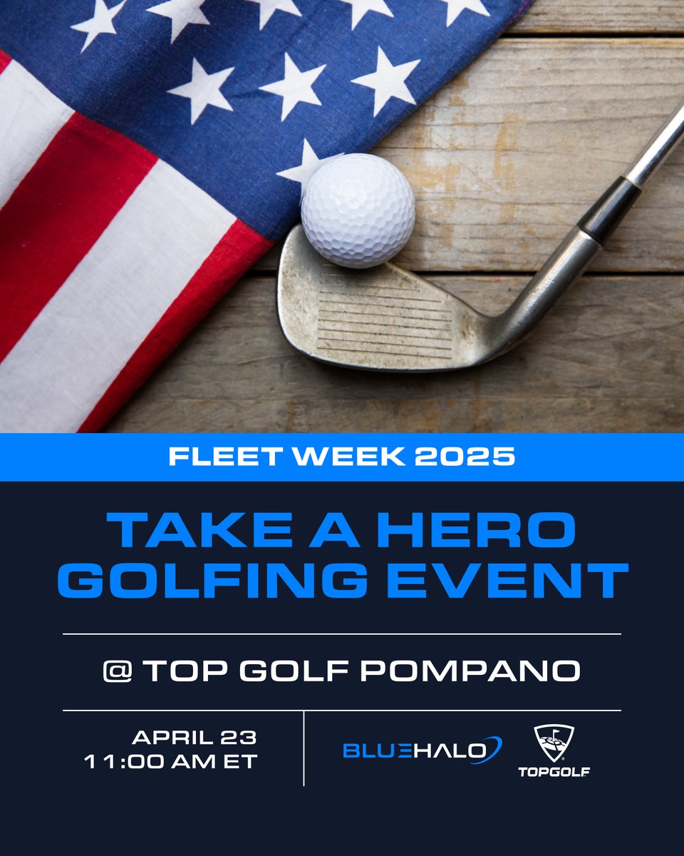 BlueHalo (@bluehalo) on Twitter photo ⚓ Hooyah! We are proud to play a part in #FleetWeek2025 as Port Everglades welcomes the @usnavy, <a href="/USMC/">U.S. Marines</a>, and <a href="/uscoastguard/">U.S. Coast Guard</a>. Our Florida team is excited to take these heroes golfing on April 23. If you're in the area, check out all of the events . ➡️ loom.ly/pBYdW5w ⚓ Hooyah! We are proud to play a part in #FleetWeek2025 as Port Everglades welcomes the @usnavy, <a href="/USMC/">U.S. Marines</a>, and <a href="/uscoastguard/">U.S. Coast Guard</a>. Our Florida team is excited to take these heroes golfing on April 23. If you're in the area, check out all of the events . ➡️ loom.ly/pBYdW5w