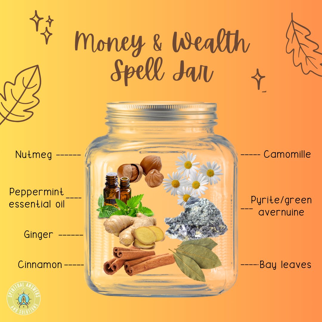 PsychicTidbits's tweet photo. ✨ Money &amp; Wealth Spell Jar ✨

Call in abundance with this powerful mix of herbs, oils, and crystals—perfect for attracting prosperity and success. 💰🍀

#moneyspell #wealthjar #manifestmoney #abundancemagic #spelljar https://t.co/jIsbfdqObZ