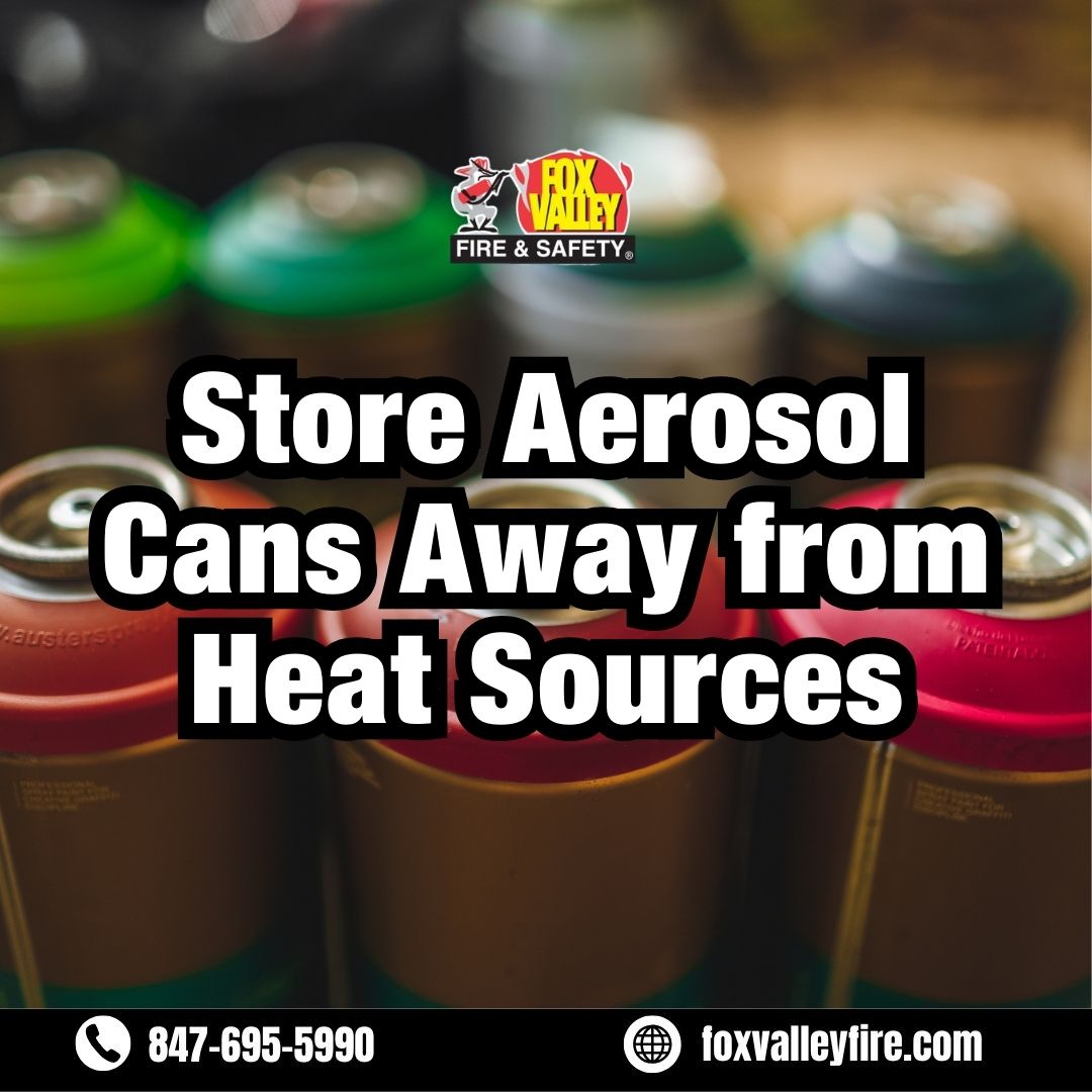 FoxValley_Fire's tweet image. Store aerosol cans away from heat sources. Aerosols can explode if exposed to high temperatures. Store them safely.

#HouseholdSafety #StorageTips