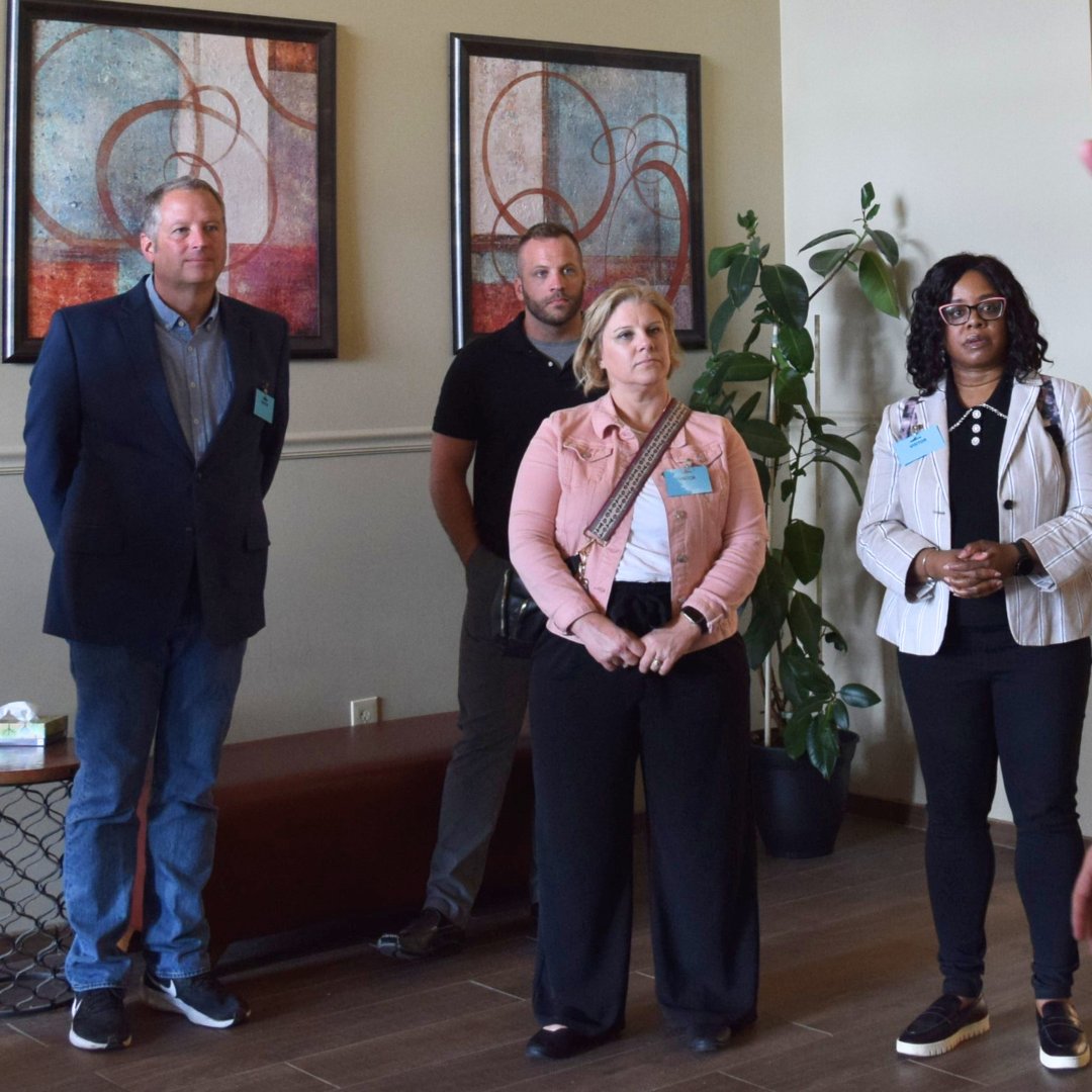 Lindner Center of Hope was proud to welcome the Warren County Leadership Class of 2025! This group of local leaders toured the Center, got an inside look at our mental health services, and even took part in an experiential exercise led by Dr. Brett Dowdy.