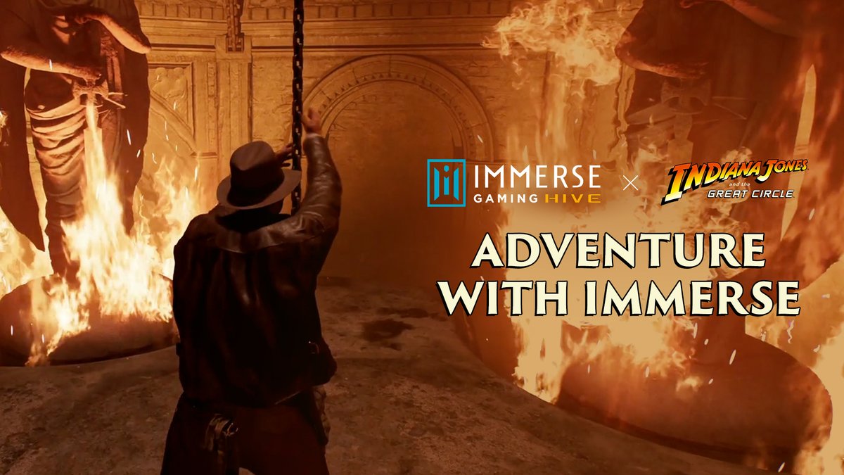 Soar over flames. Battle monsters. Hear danger before you see it.  Experience Indiana Jones: The Great Circle like never before with Immerse Gaming Hive.
🎧 Your ears are your greatest weapon.
youtu.be/7b2xnUi8CEo
#Immerse #IndianaJones #Gaming #Gameplay #SpatialAudio