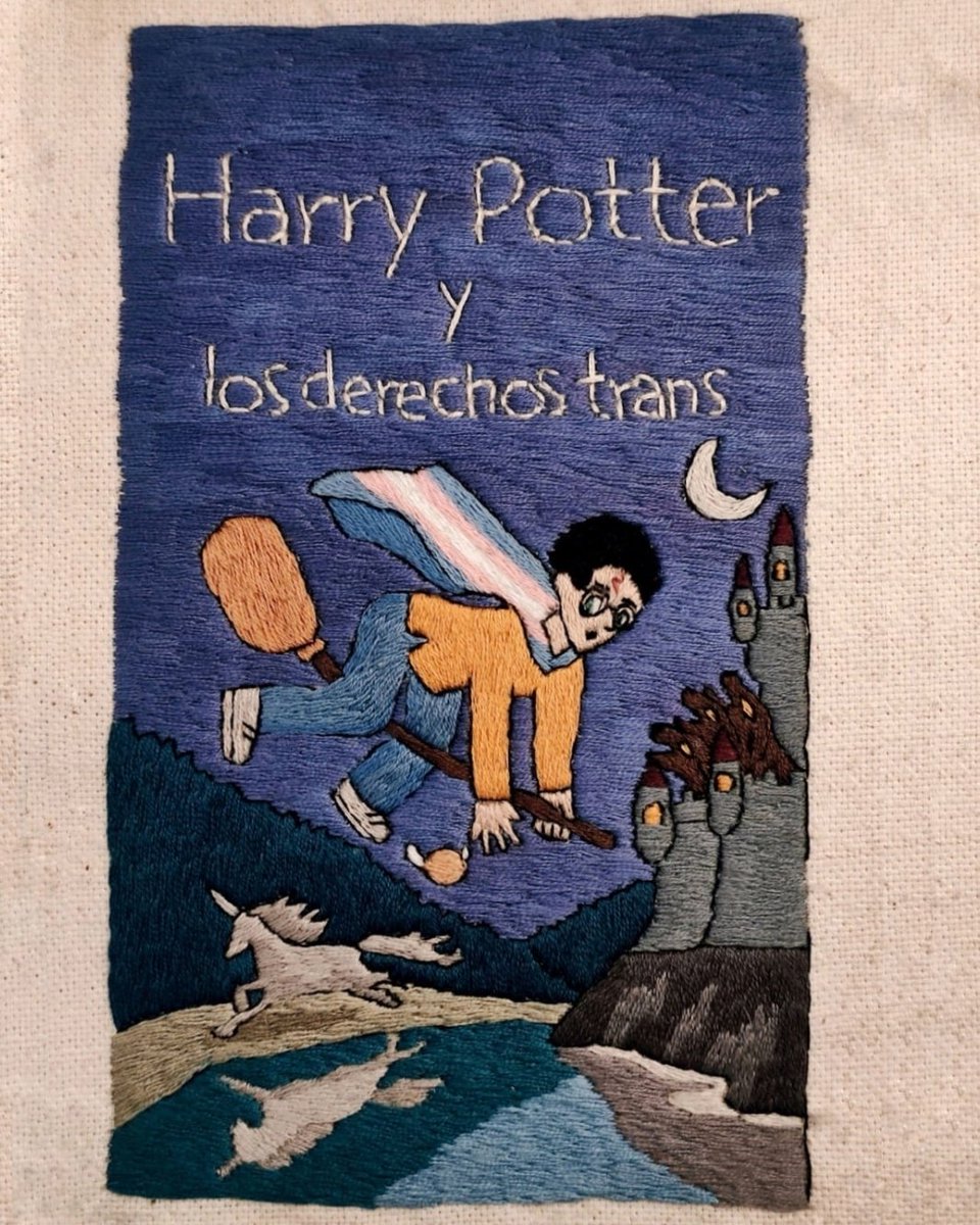 Vengo a recordar este bordado 
🏳️‍⚧️ 💖vivan las mujeres trans💖 🏳️‍⚧️