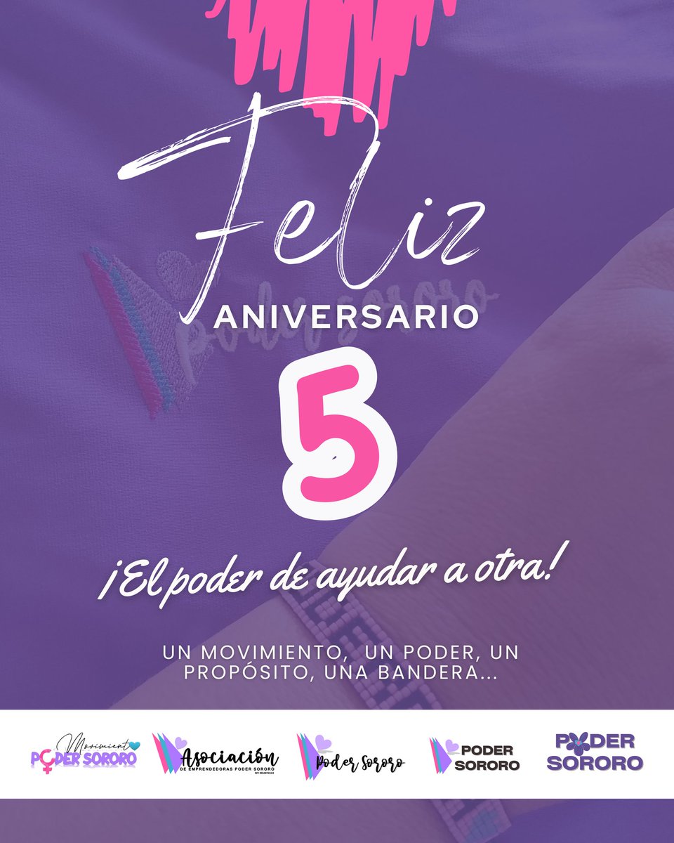 PoderSororo's tweet image. #5aniversario...gratitud infinita a las voluntarias, líderes, organizaciones, aliados que han contribuido a nuestro crecimiento continuo y aportado a cada mujer que ha hecho parte de ... vinimos a dejar un huella, a minimizar brechas y lo hemos logrado. instagram.com/p/DIlysJ9sfT1/…