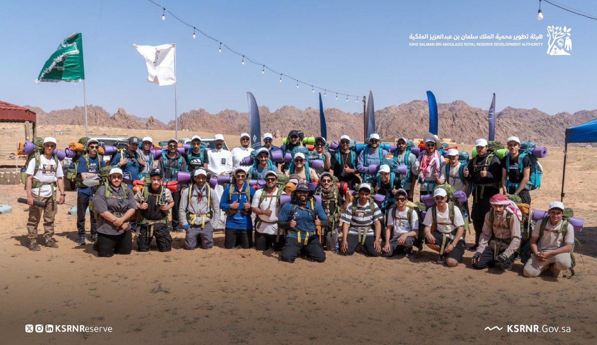 بهدف تعزيز مفهوم الاستدامة البيئية وإشراك المجتمع المحلي أقامت هيئة تطوير #محمية_الملك_سلمان_بن_عبدالعزيز_الملكية بالشراكة مع @obsaudia @saj_found معسكر "شهم" في منطقة حائل