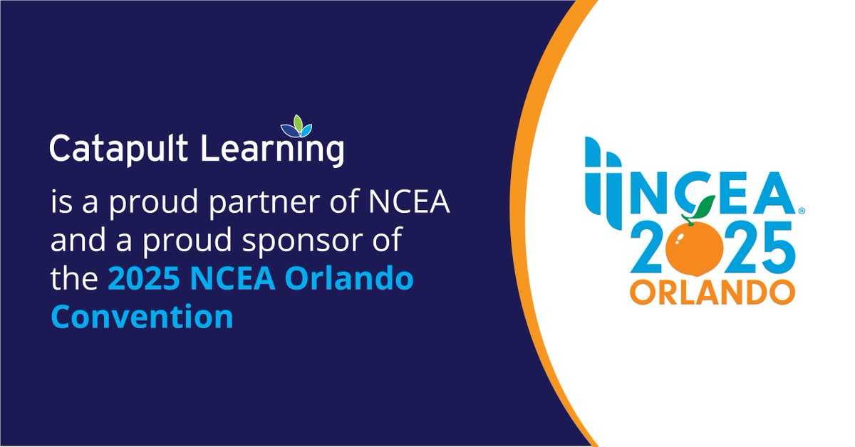 CatapultLearn's tweet image. Catapult Learning is a proud partner of the 2025 NCEA Convention in Orlando! Don’t miss our impactful session, presented by Sister Rosemarie Nassif (Loyola Marymount University) and Katie Dorn (EmpowerU) on  April 22 at 1:30PM in Room 208B.

#NCEA2025 #WellBeing #EducatorSupport
