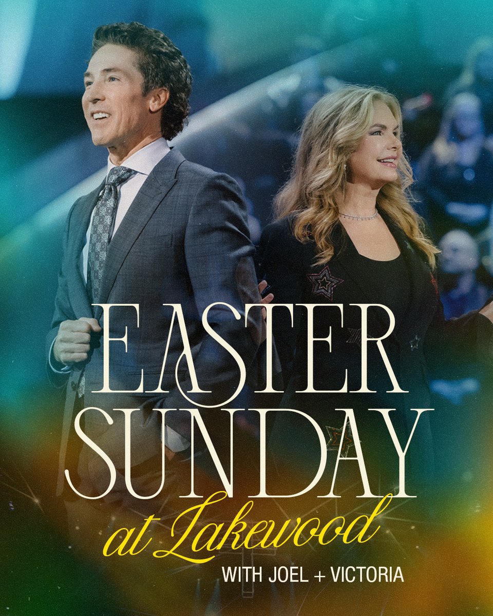 It's true! Victory is YOURS!

Join us this Resurrection Sunday for worship and a powerful message from Joel.

SUNDAY 8:15AM, 11AM CT