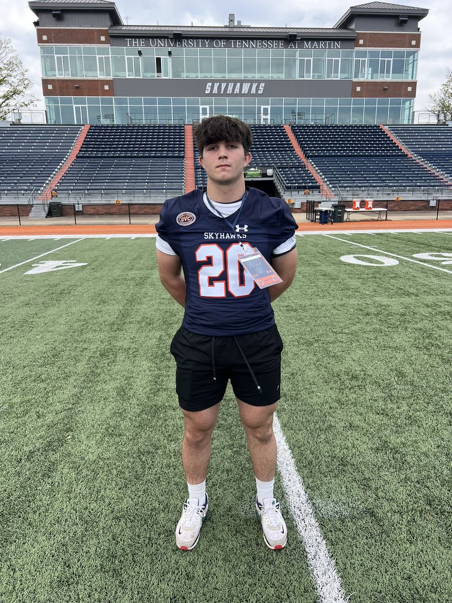 Chapman42071's tweet photo. Blessed by God to receive my 2nd D1 offer from @UTM_FOOTBALL !! @CoachLeno_UTM @CoachRudyG @CoachAClifton @coachTJ_UTM @murrayhighFB @Coach_Hugo33 @KYFUTURESTARS @KPGfootball @PrepRedzoneKY @Coach_Garland14 @MLDard22 https://t.co/BUcgAAXjqT
