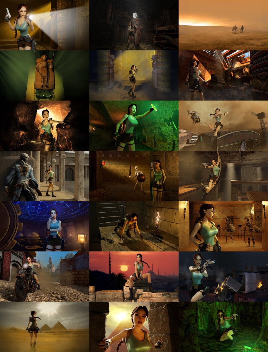 infinityTRaider's tweet photo. Patch 1 for Tomb Raider IV-V-VI Remastered (now available) brings 21 AMAZING new loading screens to The Last Revelation!
Some of them brilliantly recreate iconic renders from the classic era.
Discover every picture in 1920x1080 resolution in this thread, thanks to @TombRaiderFr↓ https://t.co/nm6DcMNd0h