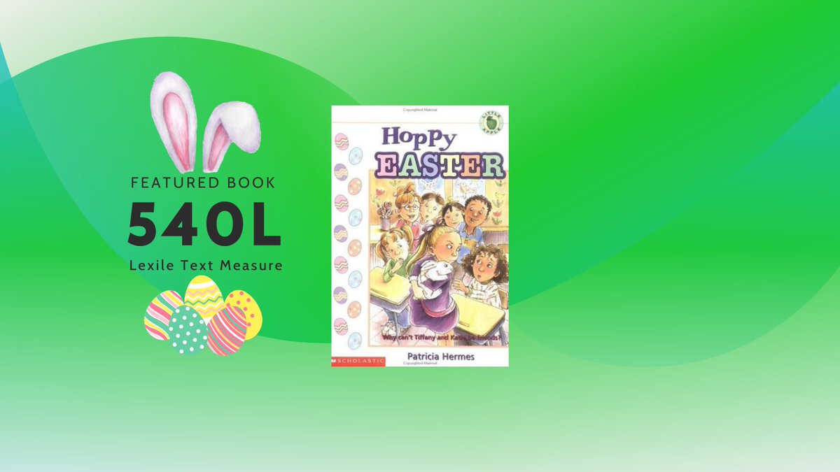 🐣 It’s Good Friday and Easter is near! Celebrate with Hoppy Easter (540L) by Patricia Hermes—perfect for the weekend.

📚 Find it on our #FindABook tool!
hub.lexile.com/find-a-book/de…