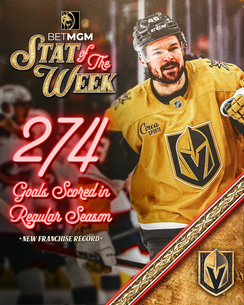 🚨 WE LIT THE LAMP MORE THIS SEASON THAN EVER BEFORE 🚨

#VegasBorn | <a href="/BetMGM/">BetMGM 🦁</a>